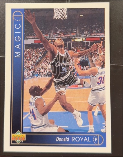 1993-94 Upper Deck #149 Donald Royal Orlando Magic — front