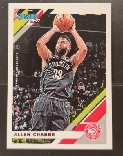 2019-20 Panini Donruss #5 Allen Crabbe — front