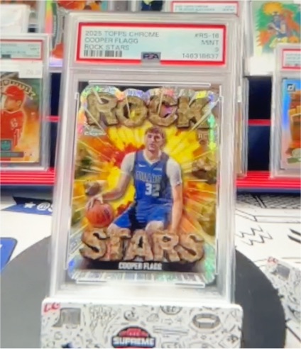 2025 Topps Chrome Rock Stars #RS-16 Cooper Flagg — front
