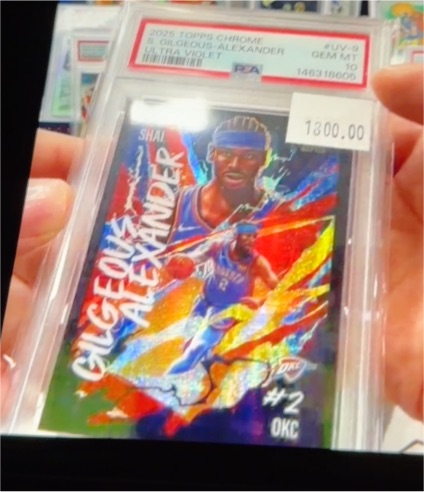 2025 Topps Chrome #UV-9 Shai Gilgeous-Alexander — front