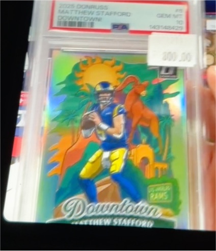 2025 Donruss #6 Matthew Stafford Downtown — front