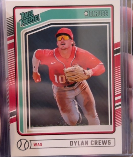 2024 Panini Donruss Rated Prospect #136 Dylan Crews — front