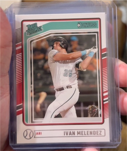2024 Donruss Rated Prospects #186 Ivan Melendez — front