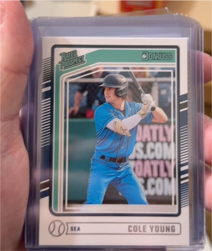 2024 Panini Donruss #139 Cole Young Rated Prospect — front