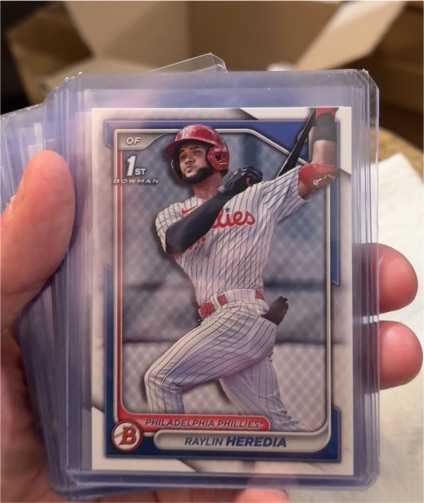 2024 Bowman Chrome #146 Raylin Heredia — front