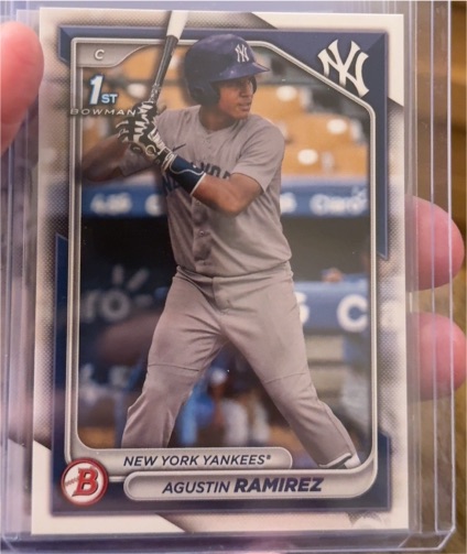 2024 Bowman Prospects #BP-85 Agustin Ramirez — front