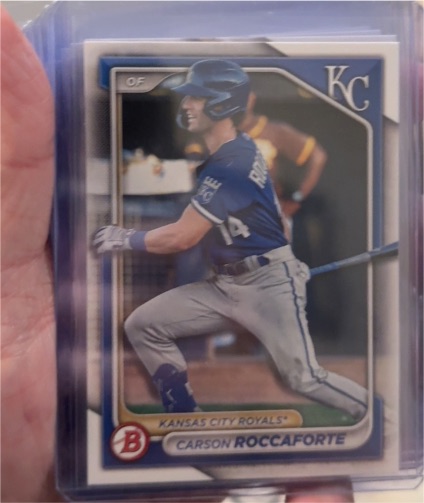 2024 Bowman Prospects #BP-33 Carson Roccaforte — front