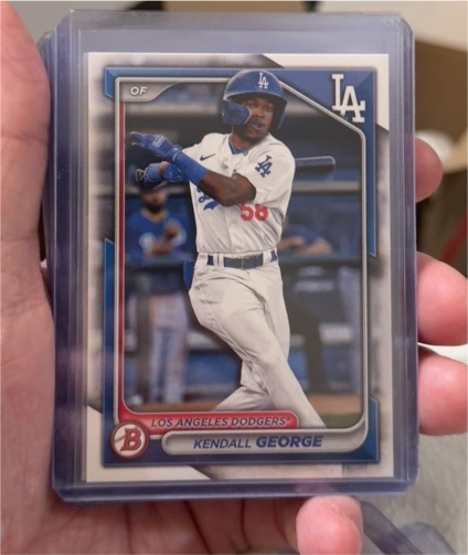 2024 Bowman #BP-58 Kendall George — front
