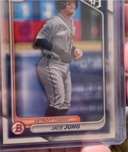 2024 Bowman Chrome Prospects #BCP-5 Jace Jung — front
