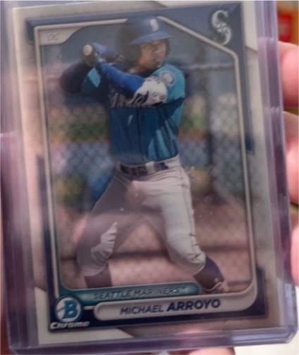 2024 Bowman Chrome Prospects #BCP-97 Michael Arroyo — front