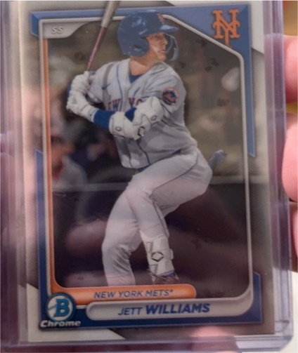 2024 Bowman Chrome Prospects #BCP-54 Jett Williams — front