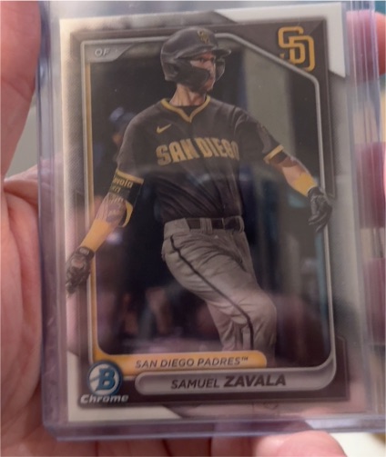 2024 Bowman Chrome Prospects #BCP-57 Samuel Zavala — front