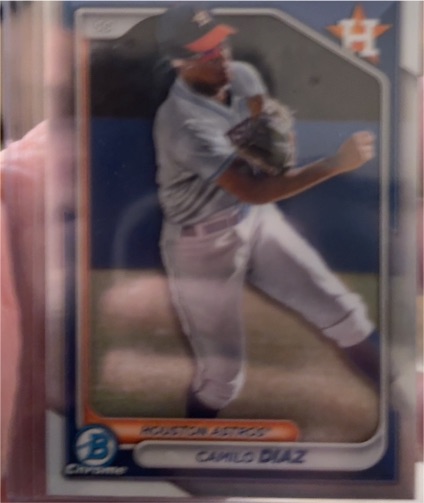 2024 Bowman Chrome Prospects #BCP-135 Camilo Diaz — front