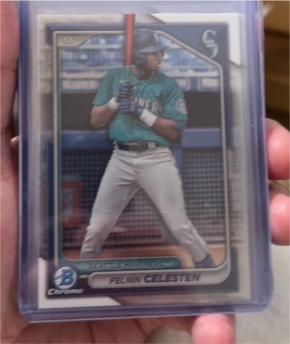 2024 Bowman Chrome Prospects #BCP-94 Felnin Celesten — front