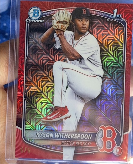 2025 Bowman Draft Chrome #BDC-29 Kyson Witherspoon — front