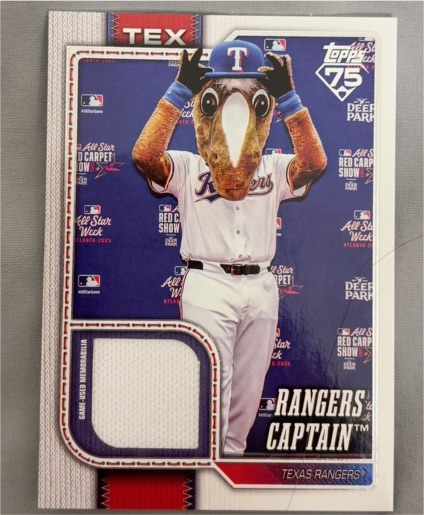 2026 Topps #M-12 Rangers Captain Mascots — front