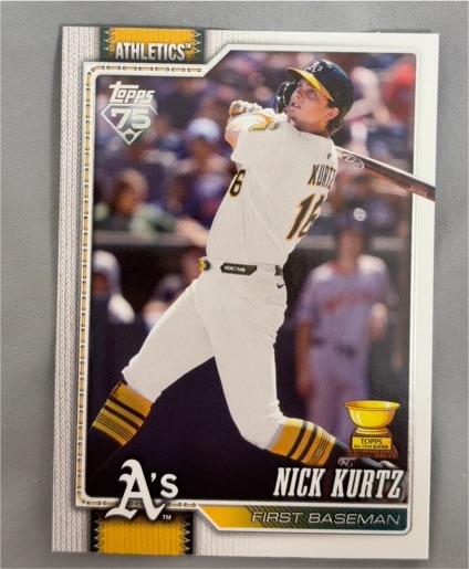 2026 Topps Series 1 #97 Nick Kurtz — front