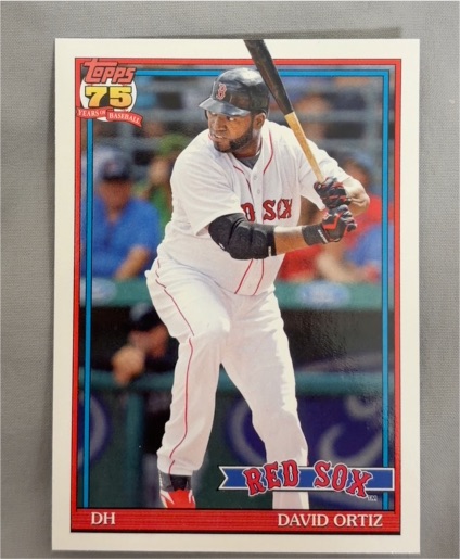2026 Topps Series 1 #T91-15 David Ortiz — front