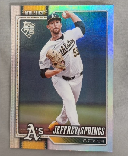 2026 Topps Series 1 #87 Jeffrey Springs — front