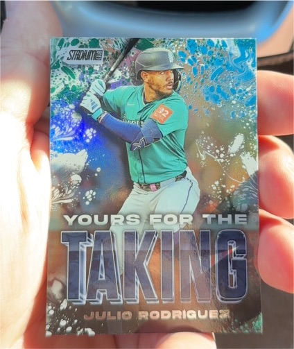 2025 Topps Stadium Club #YK-22 Julio Rodriguez Yours For The Taking — front