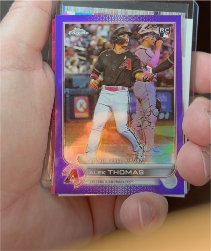 2022 Topps Chrome Update #USC122 Alek Thomas — front