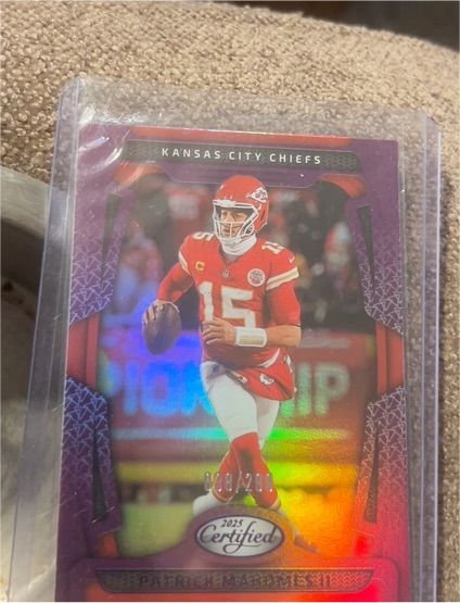 2025 Panini Certified #51 Patrick Mahomes II — front