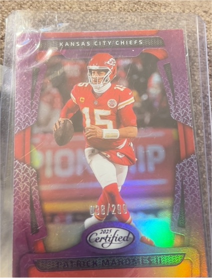 2025 Panini Certified #51 Patrick Mahomes II — front