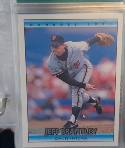 1992 Donruss #295 Jeff Brantley — front