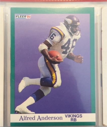 1991 Fleer #277 Alfred Anderson — front