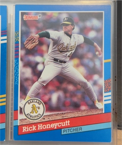 1991 Donruss #373 Rick Honeycutt — front