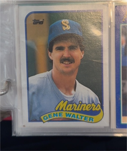 1989 Topps #758 Gene Walter — front