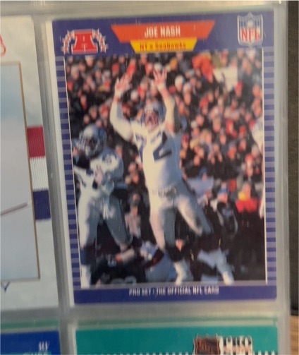 1989 Pro Set #399 Joe Nash — front