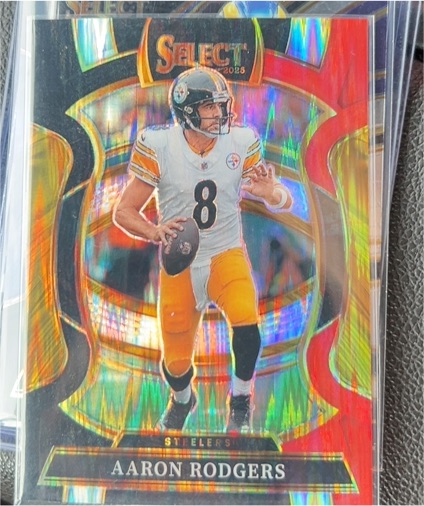 2025 Panini Select #51 Aaron Rodgers — front