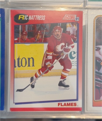 1991-92 Score #249 Ric Nattress — front