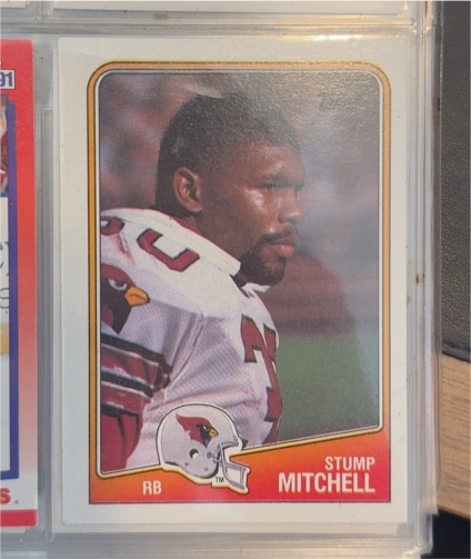 1988 Topps #250 Stump Mitchell — front