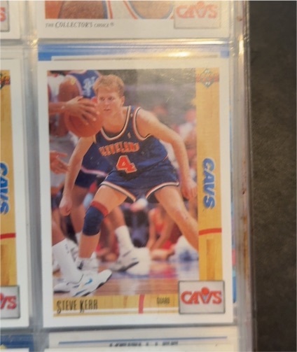 1991-92 Upper Deck #208 Steve Kerr Cleveland Cavaliers — front