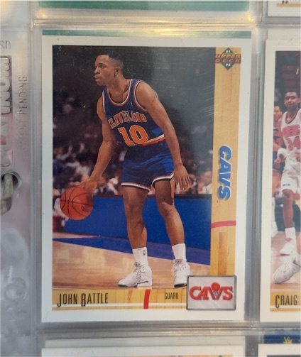 1991-92 Upper Deck #424 John Battle — front