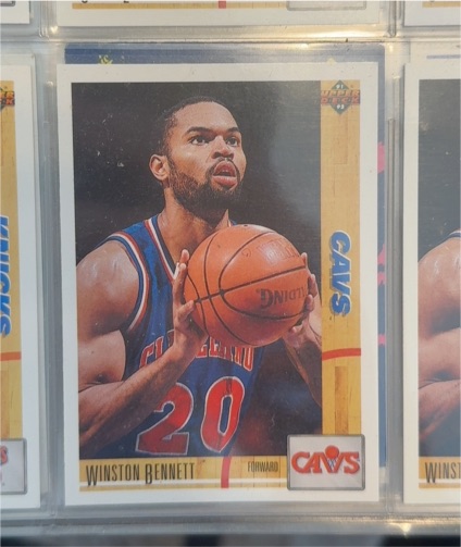 1991-92 Upper Deck #247 Winston Bennett — front