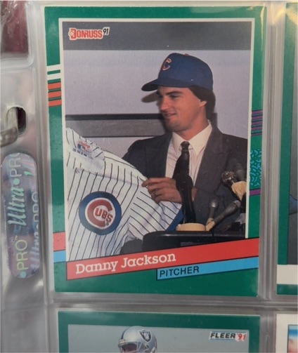 1991 Donruss #678 Danny Jackson — front
