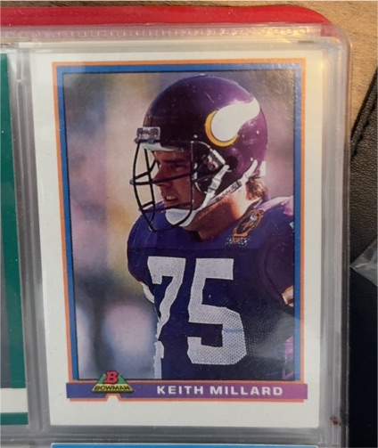 1991 Bowman #303 Keith Millard — front