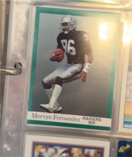 1991 Fleer #106 Mervyn Fernandez — front