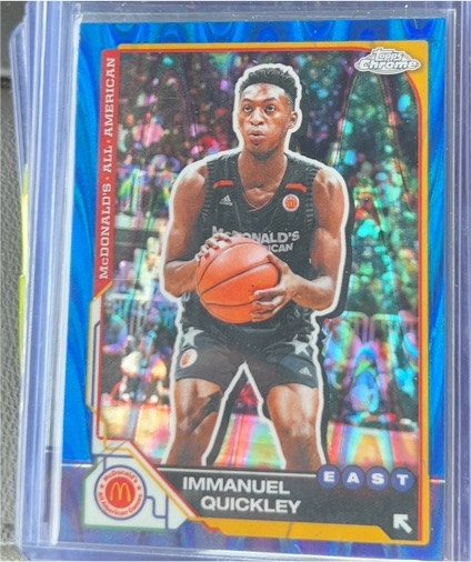 2025 Topps Chrome McDonald's All American #92 Immanuel Quickley — front