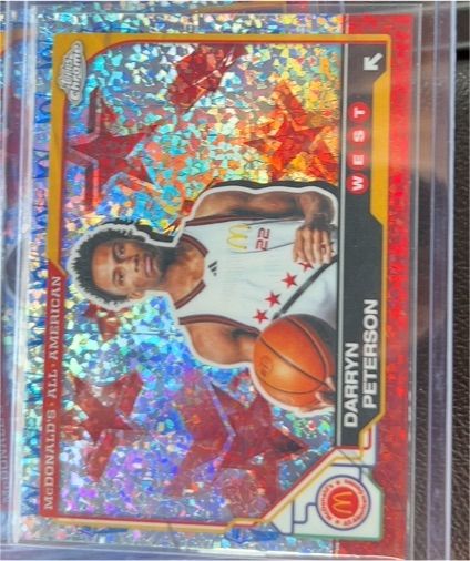 2025 Topps Chrome McDonald's All American #12 Darryn Peterson West — front