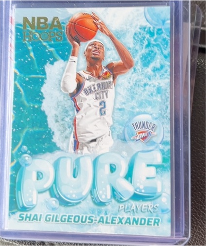 2024-25 Panini NBA Hoops #6 Shai Gilgeous-Alexander Pure Players — front