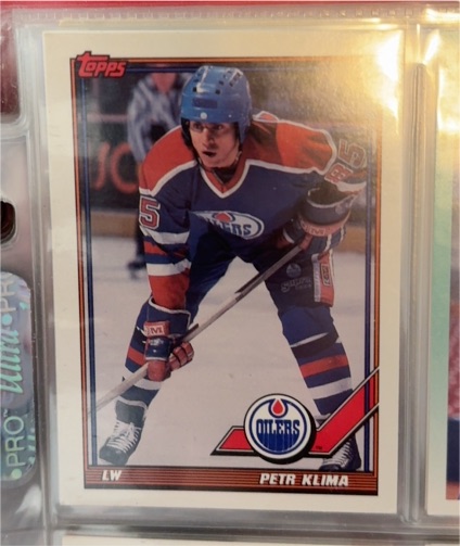 1991-92 Topps #193 Petr Klima — front