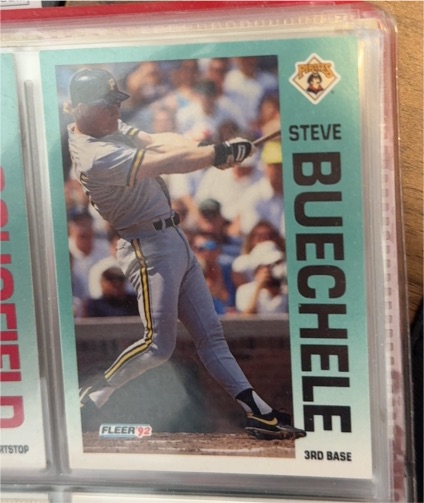1992 Fleer #552 Steve Buechele — front