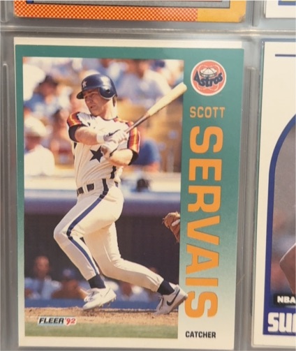 1992 Fleer #444 Scott Servais — front