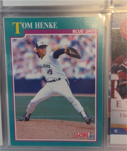 1991 Score #579 Tom Henke — front