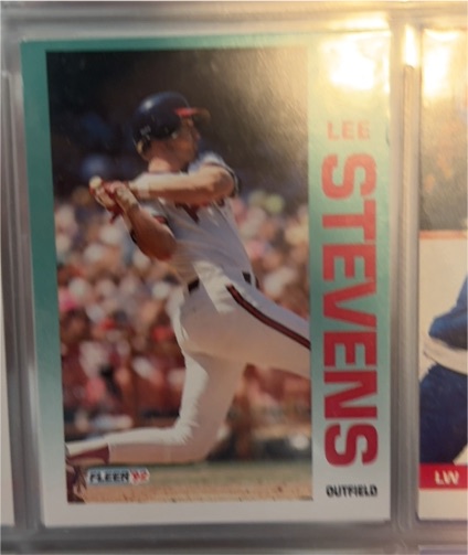 1992 Fleer #71 Lee Stevens — front