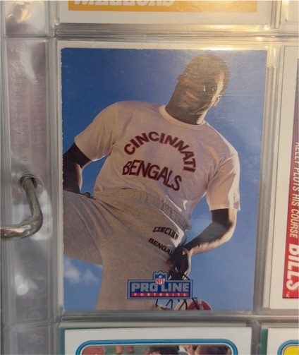 1991 Pro Line Portraits #61 Rodney Holman Cincinnati Bengals — front